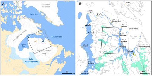 Configuration and timing of the postglacial marine incursion along the eastern Ungava Peninsula (Nunavik, Canada): implications for deglaciation models