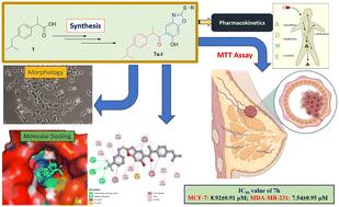 Design, synthesis, and cytotoxicity of ibuprofen-appended benzoxazole analogues against human breast adenocarcinoma†