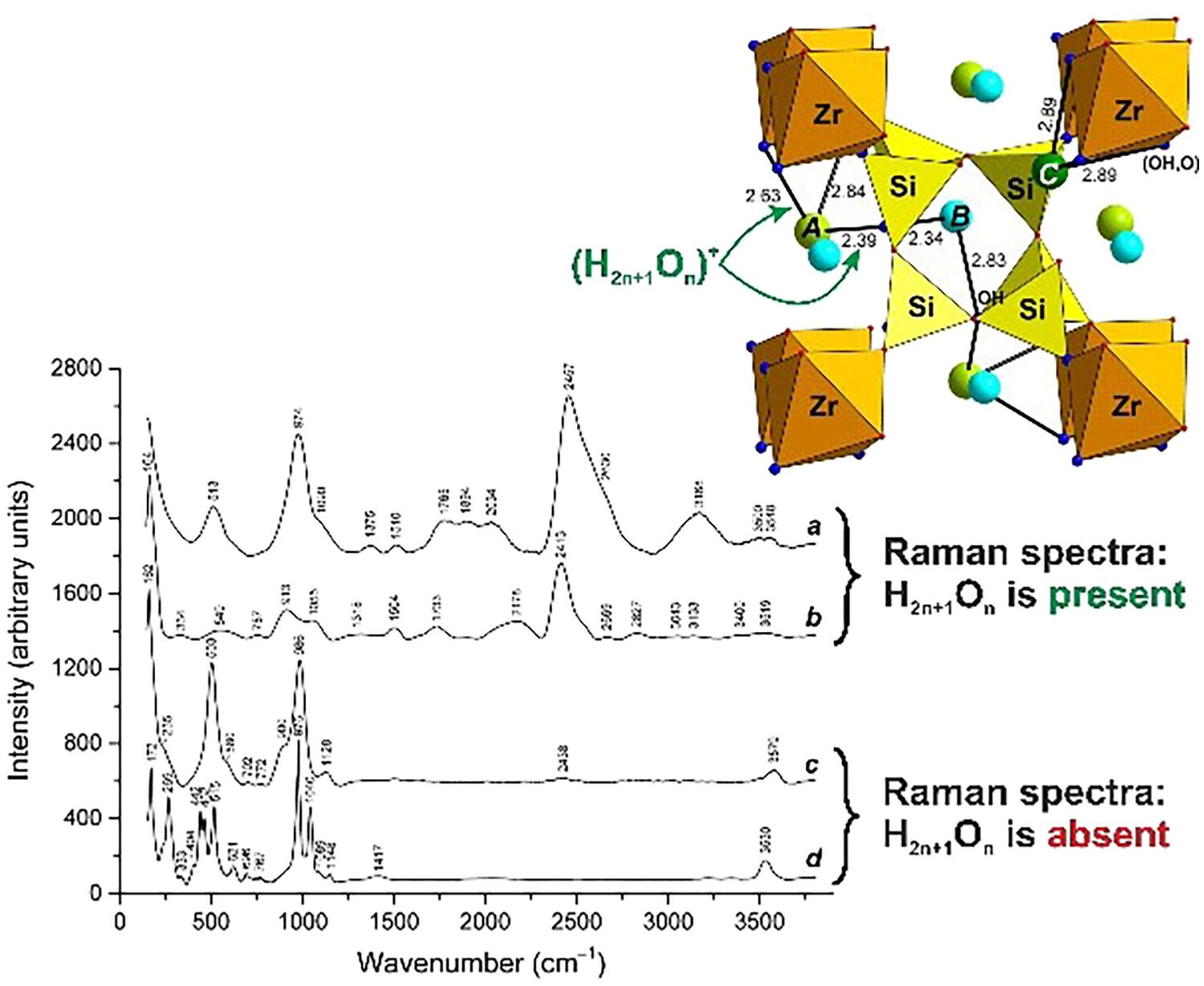 Spectroscopic characterization of extra-framework hydrated proton complexes with the extremely strong hydrogen bonds in microporous silicate minerals