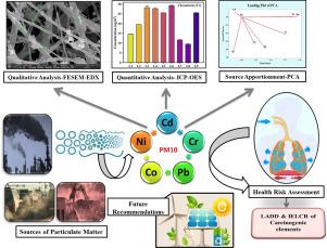 Urban ambient PM10 analysis: Characterization, sources, health risk and sustainable solutions