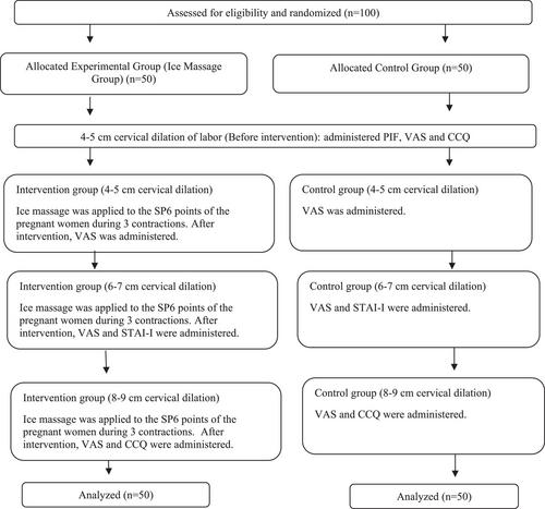 The Effect of Ice Massage Applied to the SP6 Point on Labor Pain, Labor Comfort, Labor Duration, and Anxiety: A Randomized Clinical Trial