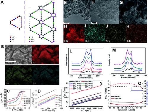 Exploration of metal-free 2D electrocatalysts toward the oxygen electroreduction