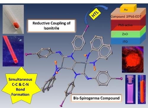Germylene Mediated Reductive C−C and C−N Coupling of an Isocyanide and its Device Application