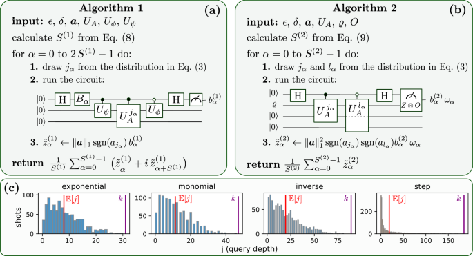 Randomized semi-quantum matrix processing