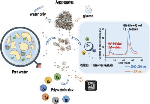 Aqueous and Colloidal Dynamics in Size-Fractionated Paddy Soil Aggregates with Multiple Metal Contaminants under Redox Alternations.