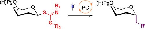 Exploration of Glycosyl Dithioimidocarbonates in Photoinduced Desulfurative Cross-Coupling Reactions.