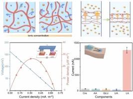 Thermogalvanic Hydrogel with Controllable Ion Confined Transportation and Its Application for Self-Powered Lactic Acid Sensor