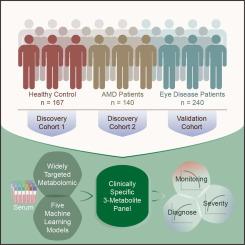 Serum metabolite biomarkers for the early diagnosis and monitoring of age-related macular degeneration