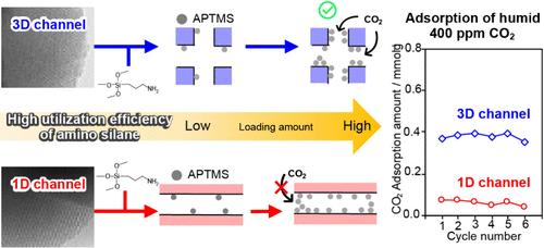 High-Efficiency Silane Utilization in Amine-Modified Adsorbents for Direct Air Capture through Interconnected Three-Dimensional Pores.