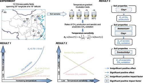 Methane Production Is More Sensitive to Temperature Increase than Aerobic and Anaerobic Methane Oxidation in Chinese Paddy Soils