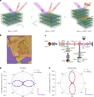 Van der Waals engineering for quantum-entangled photon generation