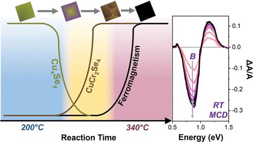 Understanding the Formation of Colloidal Ferrimagnetic CuCr2Se4 Nanocrystals with Strong Room-Temperature Magnetic Circular Dichroism