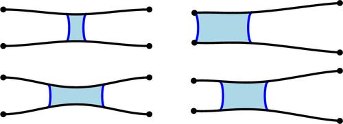 Equilibrium States of a Liquid Bridge between Flexible Sheets