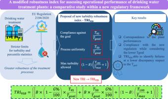 A modified robustness index for assessing operational performance of drinking water treatment plants: a comparative study within a new regulatory framework