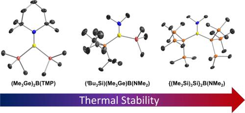 Silyl- and Germyl-Substituted Boranes: Synthesis and Investigation as Potential Atomic Layer Deposition Precursors