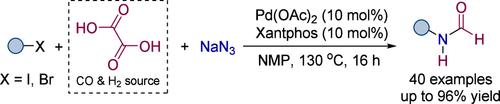 Palladium-Catalyzed One-Pot Synthesis of N-Formylaniline Derivatives Using Oxalic Acid as a Dual Carbon Monoxide and Hydrogen Donor