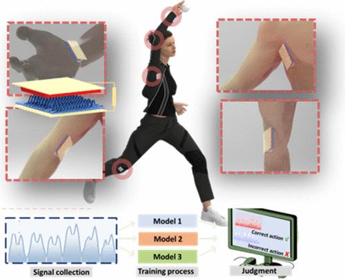 3D Bristle-Structured, Knitted-Fabric-Based Triboelectric Sensors for Machine Learning-Based Motion Recognition