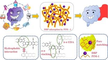 Highly efficient adsorption and removal of phthalate esters by polymers of intrinsic microporosity