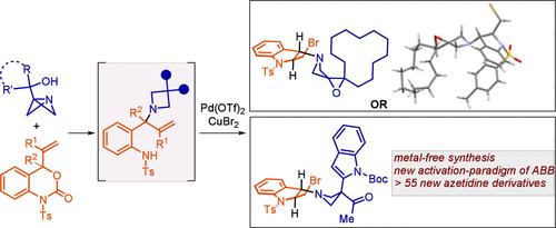 Aza-ortho-Quinone Methide Promoted Strain-Release-Driven Conversion of Azabicyclo[1.1.0]butanes into Functionalized Azetidines