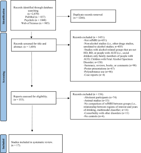 Systematic review on resting-state fMRI in people with AUD and people who binge drink