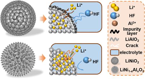Improving the Cycle Stability of LiNiO2 through Al3+ Doping and LiAlO2 Coating