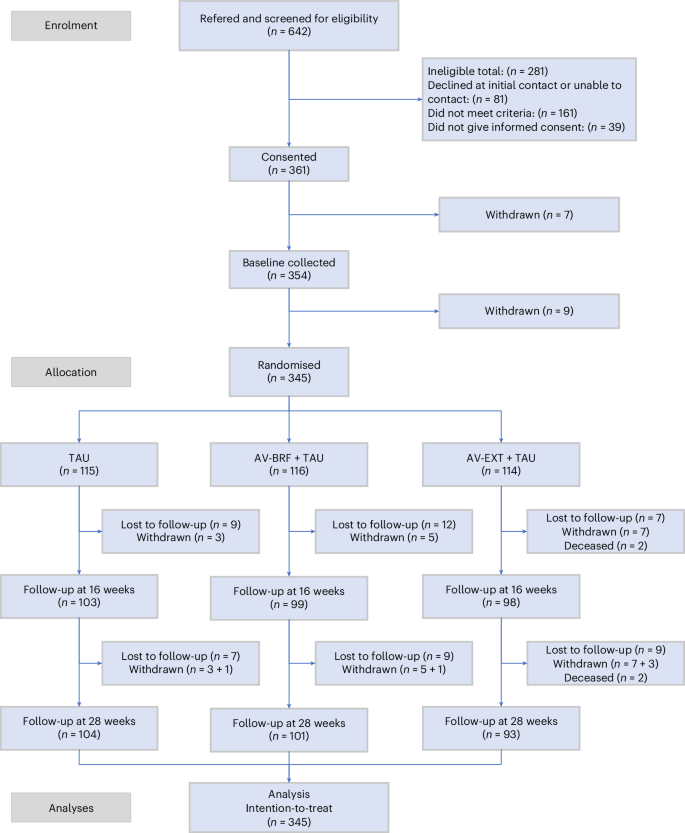 Digital AVATAR therapy for distressing voices in psychosis: the phase 2/3 AVATAR2 trial