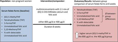 Serum Concentrations of Folate Forms Following Supplementation of Multimicronutrients with 400 µg or 800 µg Mix of (6S)-5-Methyltetrahydrofolate and Folic Acid (1:1) in Women of Childbearing Age