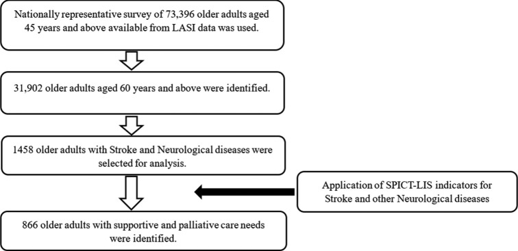 Supportive and Palliative Care Needs of the Older Adults with Stroke and Neurological Diseases: An Estimation using data from Longitudinal Ageing Study in India.