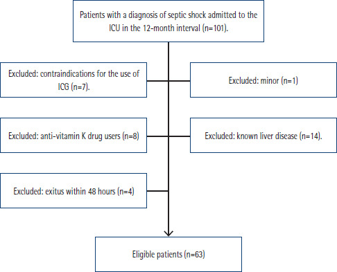 Use of noninvasive measurement of the indocyanine green plasma disappearance rate in patients with septic shock.