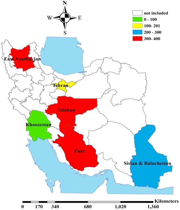 Prevalence of Congenital Anomalies in Iran.