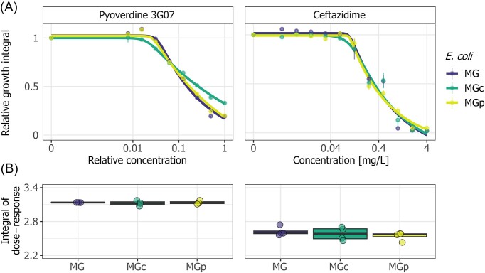 Pyoverdine-antibiotic combination treatment: its efficacy and effects on resistance evolution in <i>Escherichia coli</i>.