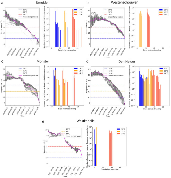 Modelling drift of cold-stunned Kemp's ridley turtles stranding on the Dutch coast.