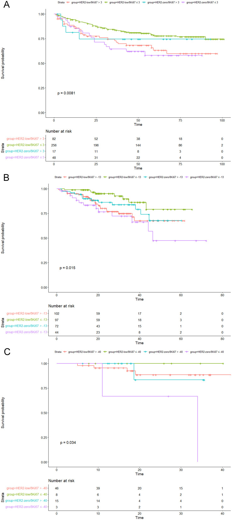 Improved Prognosis in HER2-Low Breast Cancer Patients with Reduced Ki67 Index After Neoadjuvant Chemotherapy: A Multi-Center Retrospective Study.