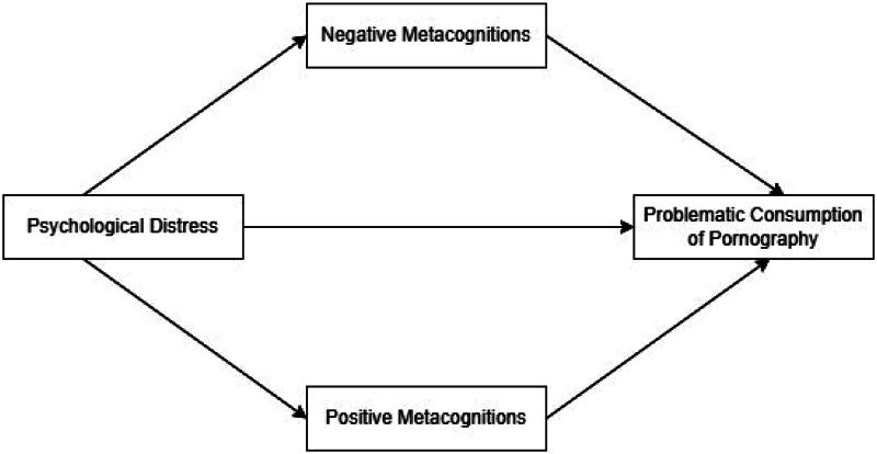The Role of Positive and Negative Metacognitions About Sex in the Relationship Between Psychological Distress and Problematic Consumption of Pornography. A Mediation Model.