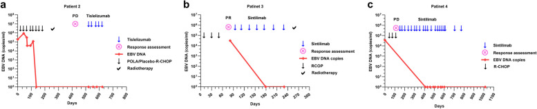 PD-1 inhibitors plus chemotherapy for refractory EBV-positive DLBCL: a retrospective analysis.