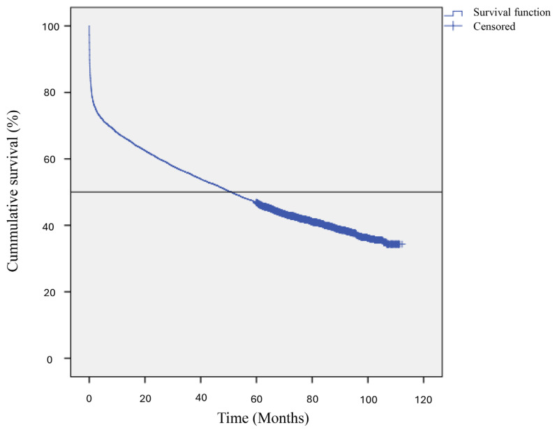 Survival of Ischaemic and Haemorrhagic Stroke: Analysis of the Malaysian National Stroke Registry Data from 2009 to 2013.