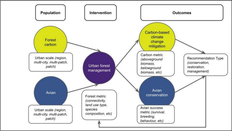Existing evidence on the effect of urban forest management in carbon solutions and avian conservation: a systematic literature map.