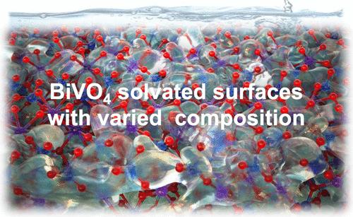 Effects of Solvation and Temperature on the Energetics of BiVO4 Surfaces with Varying Composition for Solar Water Splitting