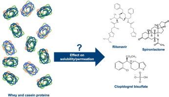 Investigating the effect of whey and casein proteins on drug solubility from a paediatric drug absorption perspective