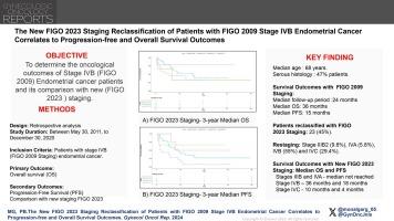 The new FIGO 2023 staging reclassification of patients with FIGO 2009 Stage IVB endometrial cancer correlates to progression-free and overall survival outcomes