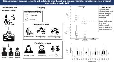 Biomonitoring of exposure to metals and metalloids using toenail and fingernail sampling in individuals from artisanal gold mining areas in Mali