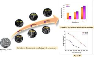 Augmentation of the energy storage potential by harnessing the defects of charcoal for supercapacitor application