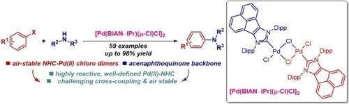 Air-stable, well-defined palladium–BIAN–NHC chloro dimer: Highly efficient N-Heterocyclic carbene (NHC) catalyst platform for Buchwald–Hartwig C–N cross-coupling reactions