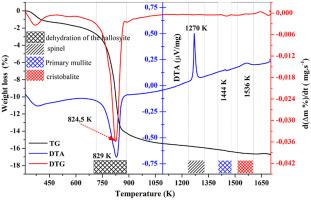 Investigation of halloysite thermal decomposition through differential thermal analysis (DTA): Mechanism and kinetics assessment