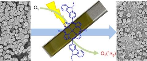 Photodynamic surfaces coated with porphyrin-derived polymers to eradicate Staphylococcus aureus biofilms