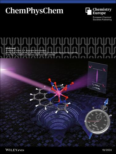 Front Cover: Spectral Hole-Burning Studies of a Mononuclear Eu(III) Complex Reveal Narrow Optical Linewidths of the 5D0→7F0 Transition and Seconds Long Nuclear Spin Lifetimes (ChemPhysChem 19/2024)