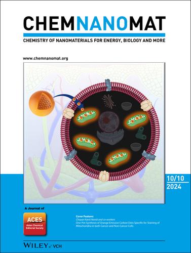 Cover Feature: One-Pot Synthesis of Orange Emissive Carbon Dots Specific for Staining of Mitochondria in both Cancer and Non-Cancer Cells  (ChemNanoMat 10/2024)