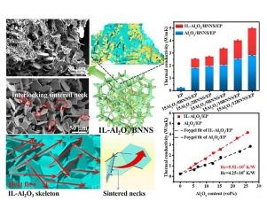 Constructing house-of-cards-like networks with BNNS confined in interlocking Al2O3 platelet skeletons for thermally conductive epoxy composites