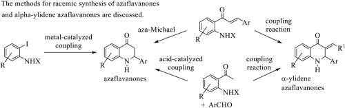 Synthesis of azaflavanones and alpha-ylidene azaflavanones