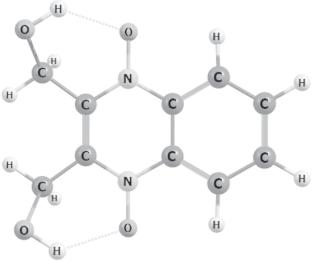 Interaction of Copper Clusters with Dioxidine